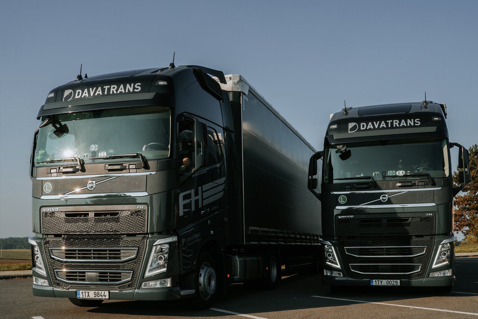 DAVATRANS VOLVO FH trucks for international road freight